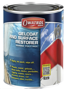 Gelcoat Restorer – Marine Polytrol – haalistuneiden pintojen kunnostusaine, 1L