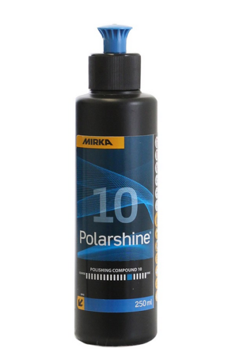 Polarshine 10, keskikarkea kiillotusaine. Tilavuus 250 ml