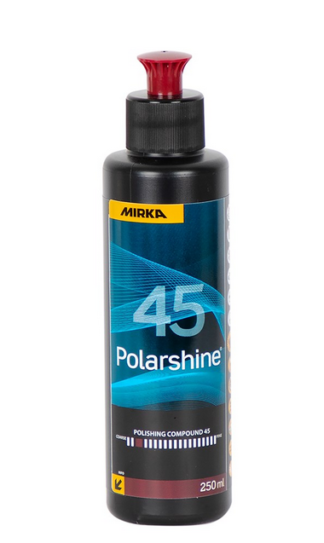 Polarshine 45 kiillotusaine. Karkeusaste karkea.