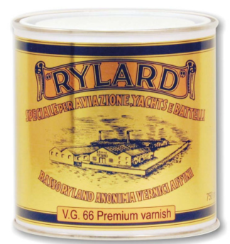 Rylard VG 66 venelakka. Tilavuus 0,75 litraa.